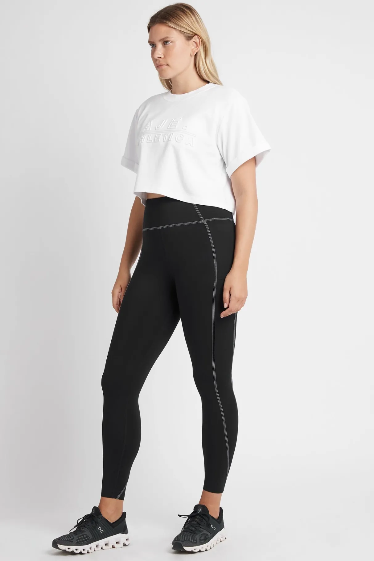 classic__legging__6.webp Clearance Aje ATHLETICA Classic 7/8 Legging 202 Black/White