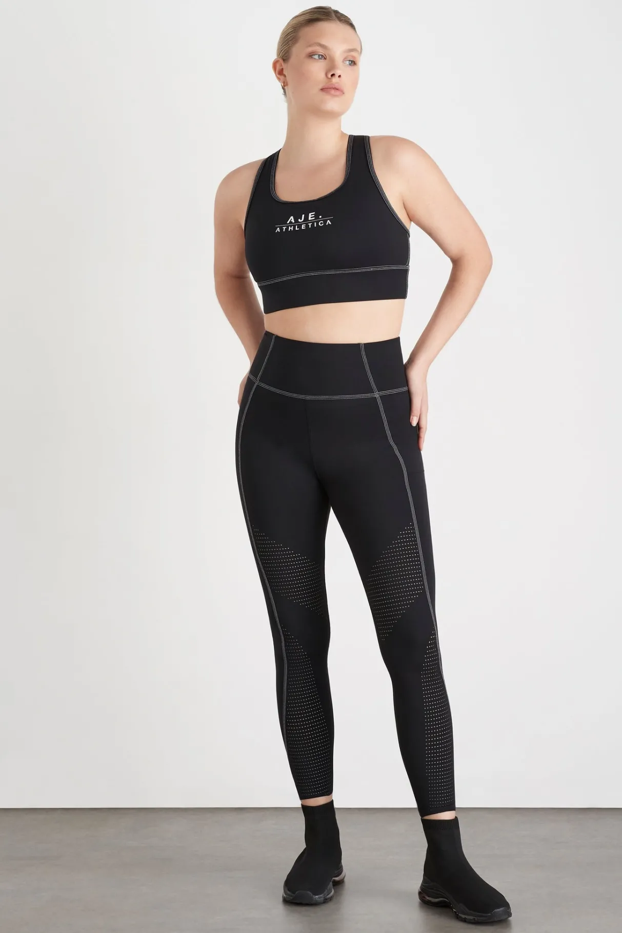 classic_laser_cut_full_length_legging__6.webp New Aje ATHLETICA Classic Laser Cut Full Length Legging 202 Black/White