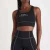 Outlet Aje ATHLETICA Classic Logo Racerback Sports Bra 304 Black/White