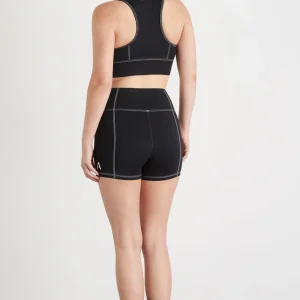 Outlet Aje ATHLETICA Classic Logo Racerback Sports Bra 304 Black/White