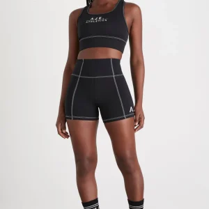 Outlet Aje ATHLETICA Classic Logo Racerback Sports Bra 304 Black/White