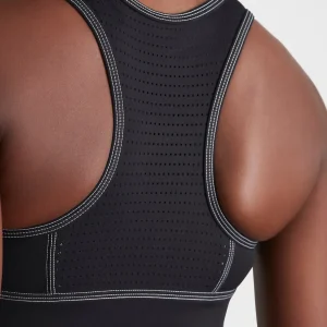 Outlet Aje ATHLETICA Classic Logo Racerback Sports Bra 304 Black/White