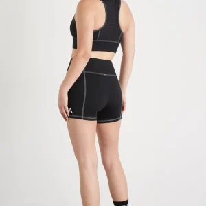 New Aje ATHLETICA Classic Logo Short Bike Shorts 605 Black/White