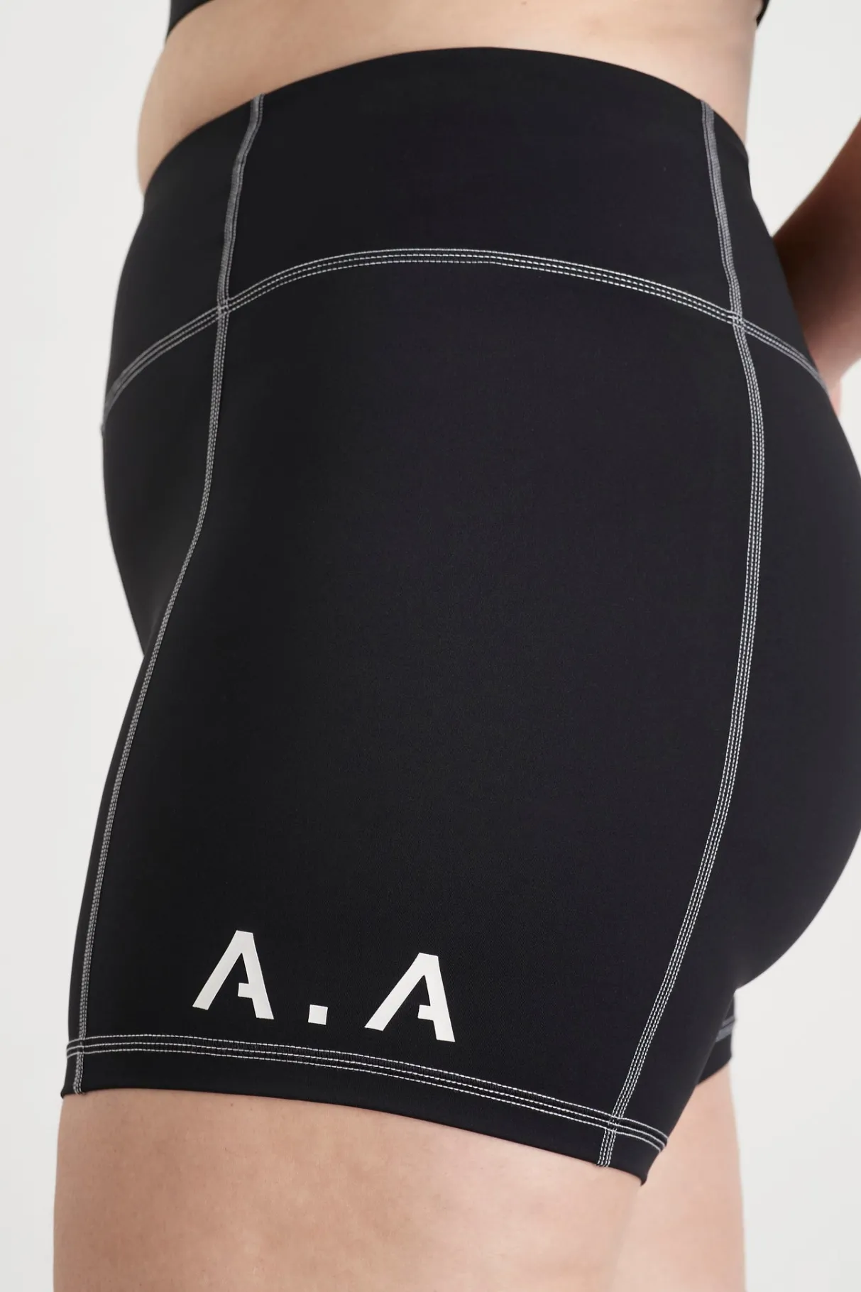 classic_logo_short_bike_shorts__13.webp New Aje ATHLETICA Classic Logo Short Bike Shorts 605 Black/White