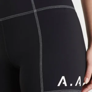 New Aje ATHLETICA Classic Logo Short Bike Shorts 605 Black/White