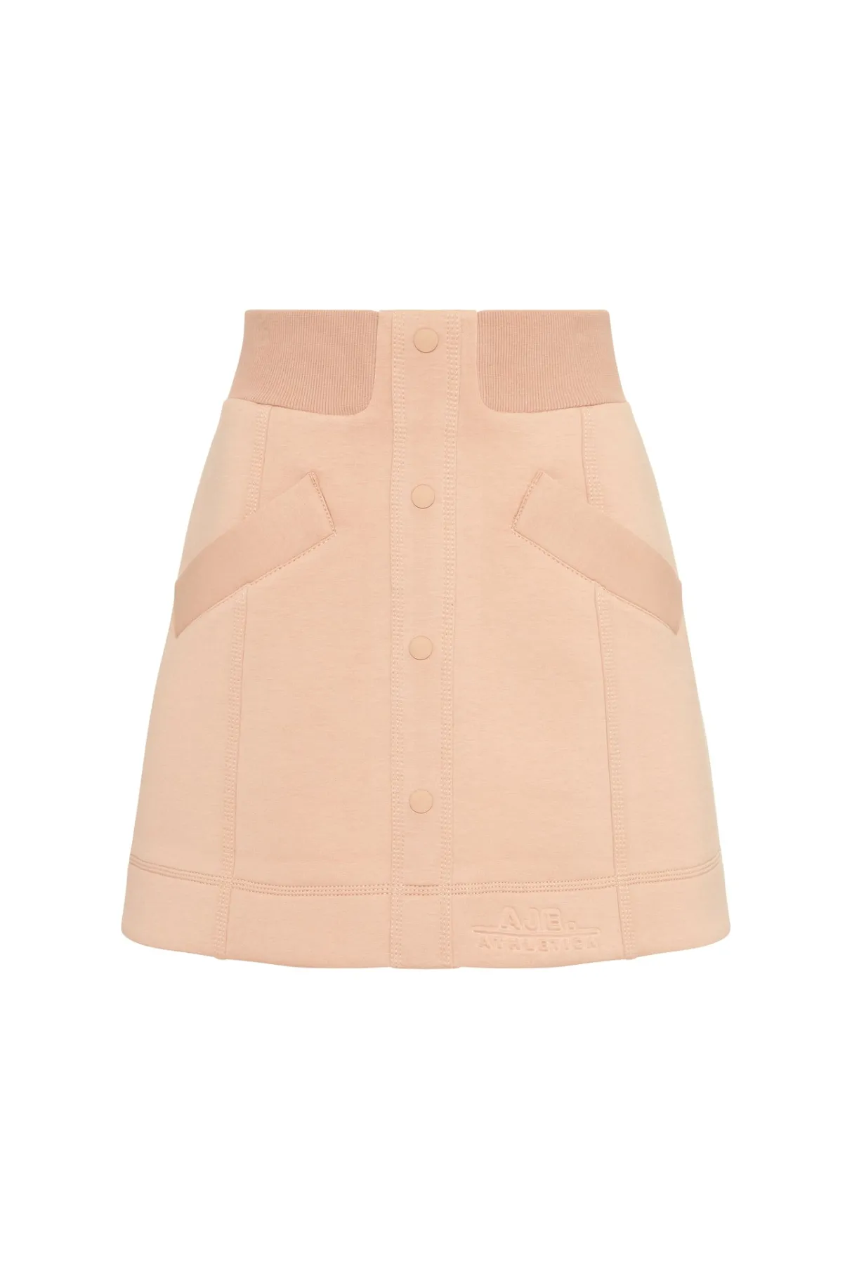 classic_spacer_knit_mini_skirt__1.webp Clearance Aje ATHLETICA Classic Spacer Knit Mini Skirt 609 Sand