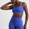 Flash Sale Aje ATHLETICA Classic Strap Sports Bra 362 Marine Blue Latte Beige