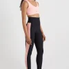Online Aje ATHLETICA Colour Block Ankle Length Legging 212 Black / Millennial Pink