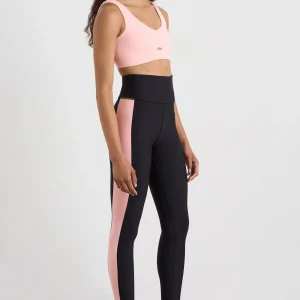 Online Aje ATHLETICA Colour Block Ankle Length Legging 212 Black / Millennial Pink
