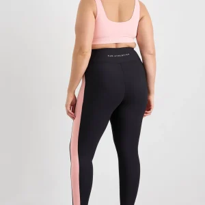 Online Aje ATHLETICA Colour Block Ankle Length Legging 212 Black / Millennial Pink