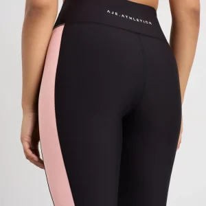 Online Aje ATHLETICA Colour Block Ankle Length Legging 212 Black / Millennial Pink
