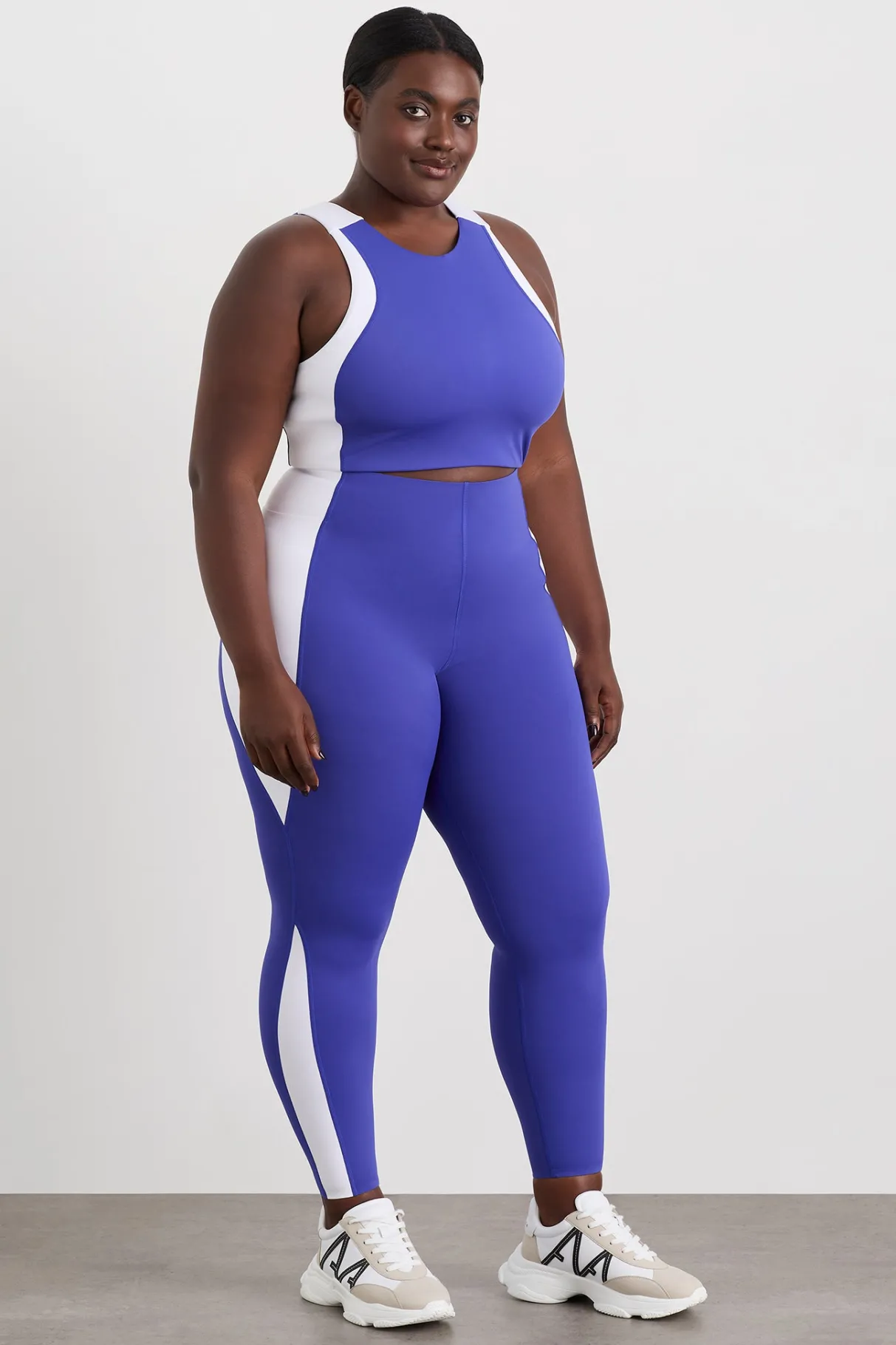 colour_block_ankle_length_legging__9.webp Store Aje ATHLETICA Colour Block Ankle Length Legging 299 Electric Blue