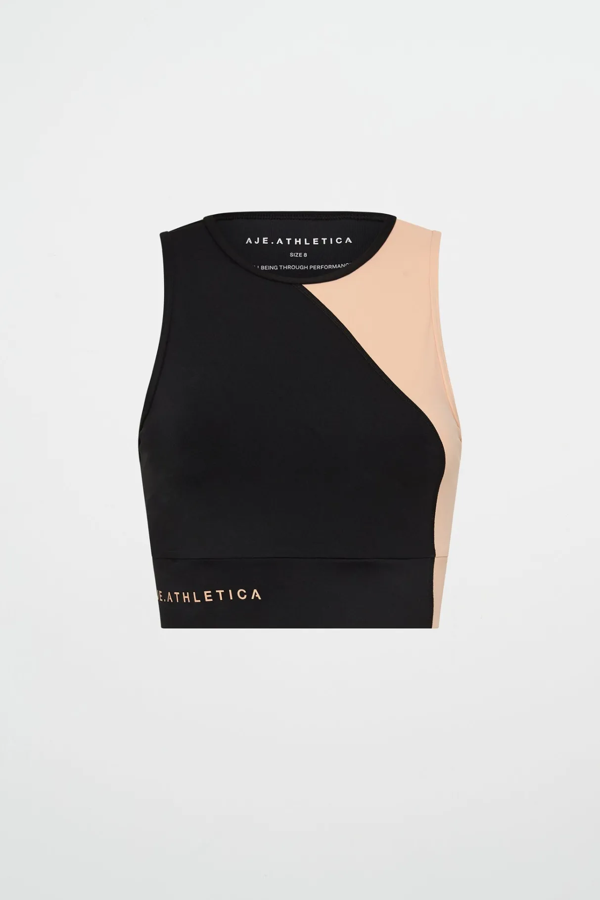 colour_block_crop_top__1.webp New Aje ATHLETICA Colour Block Crop Top 336 Black/Beige