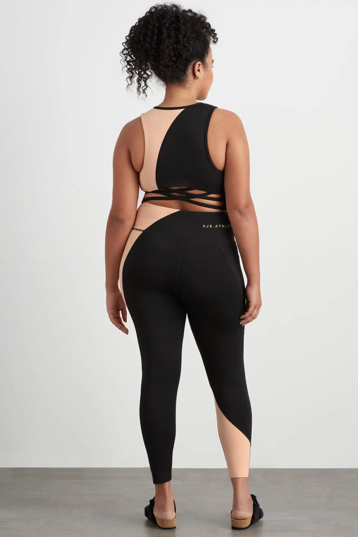 colour_block_crop_top__13.webp New Aje ATHLETICA Colour Block Crop Top 336 Black/Beige