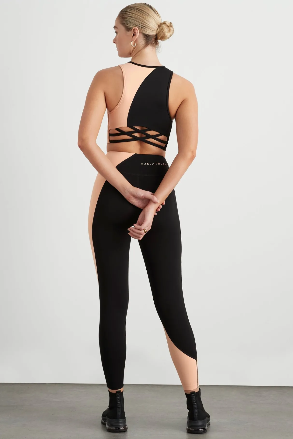 colour_block_crop_top__4.webp New Aje ATHLETICA Colour Block Crop Top 336 Black/Beige