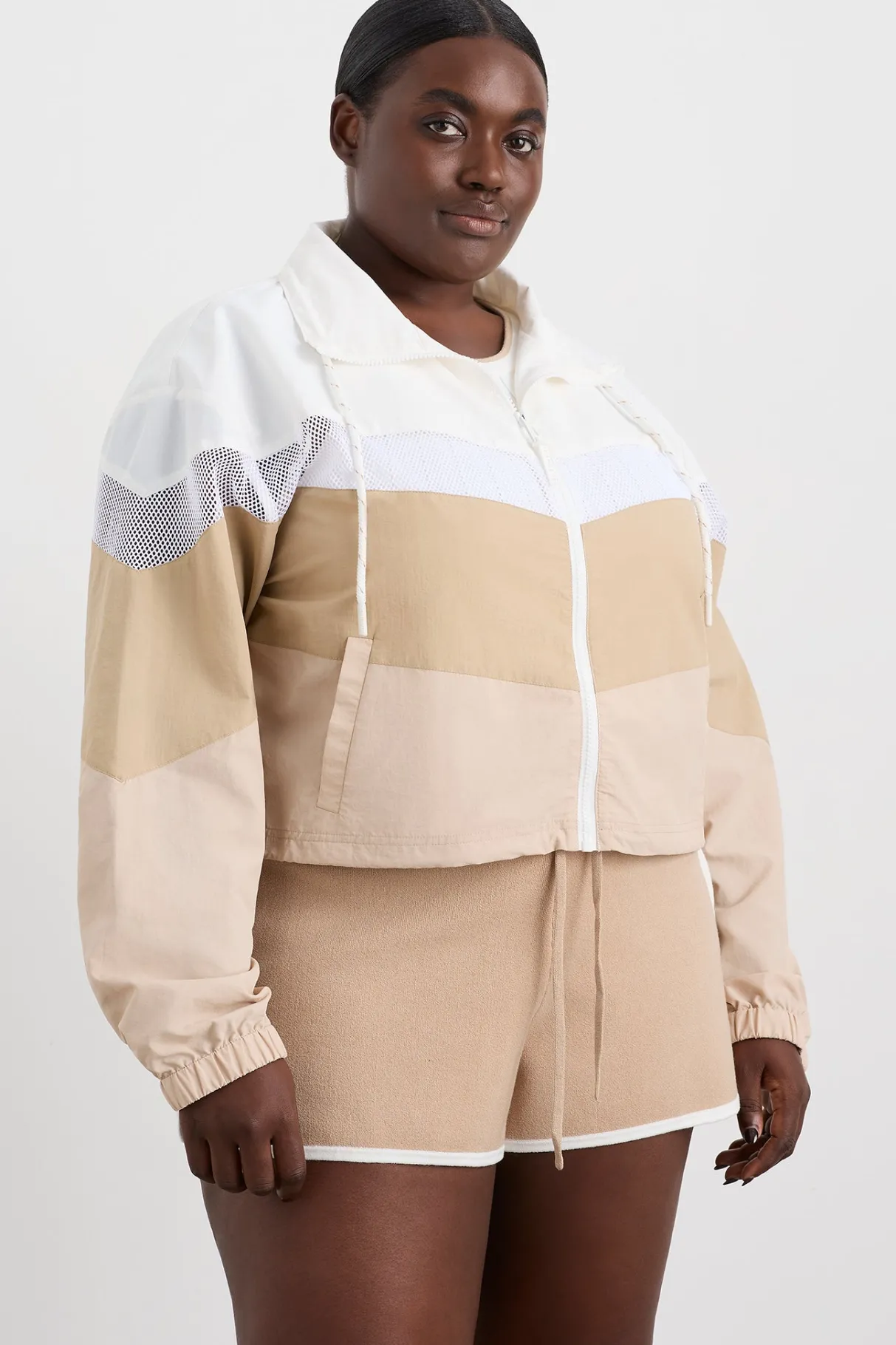 colour_block_cropped_jacket__13.webp Best Aje ATHLETICA Colour Block Cropped Jacket 787 White/Natural Tan