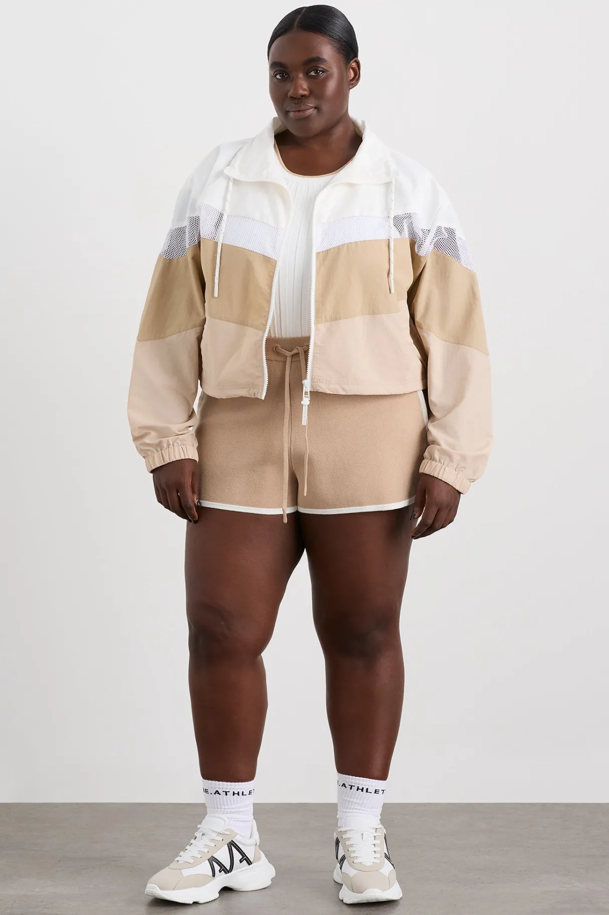 colour_block_cropped_jacket__14.webp Best Aje ATHLETICA Colour Block Cropped Jacket 787 White/Natural Tan
