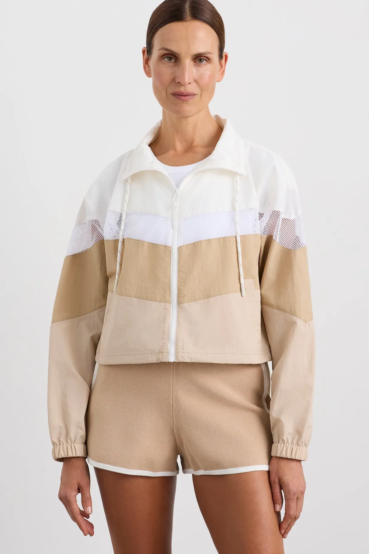colour_block_cropped_jacket__5.webp Best Aje ATHLETICA Colour Block Cropped Jacket 787 White/Natural Tan