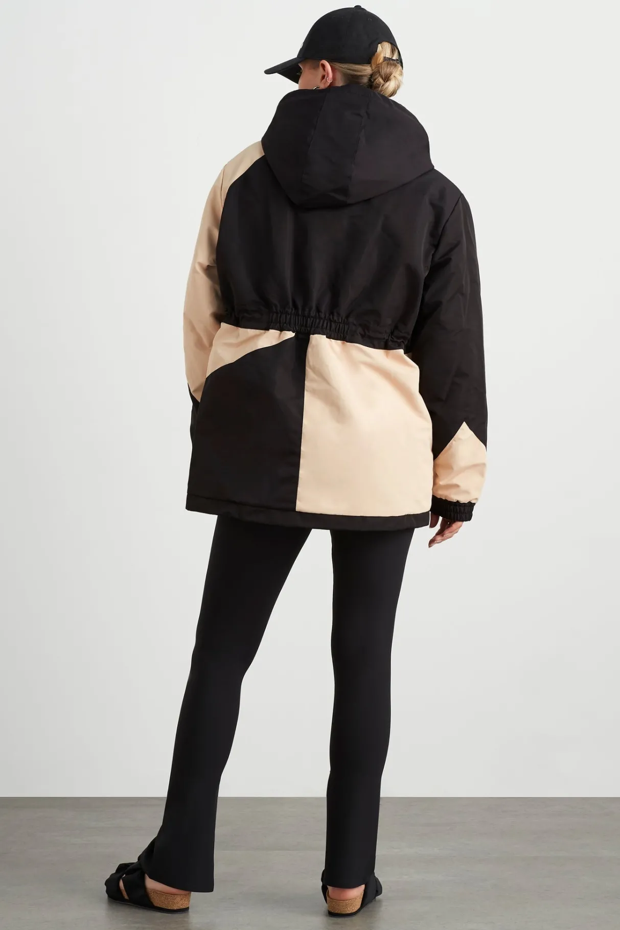 colour_block_long_jacket__10-1.webp Best Sale Aje ATHLETICA Colour Block Long Jacket 731 Black/Beige