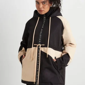 Best Sale Aje ATHLETICA Colour Block Long Jacket 731 Black/Beige