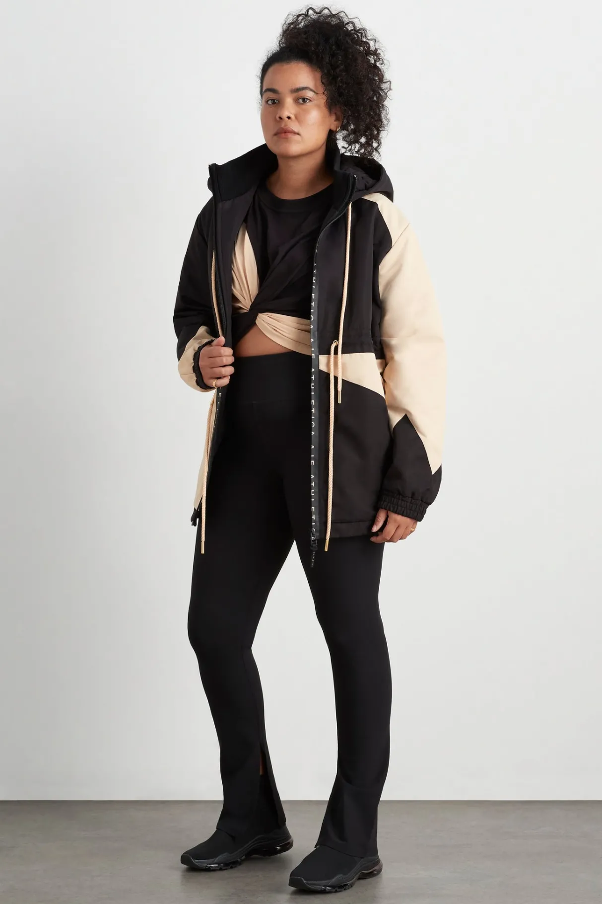 colour_block_long_jacket__12-1.webp Best Sale Aje ATHLETICA Colour Block Long Jacket 731 Black/Beige