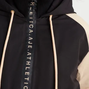 Best Sale Aje ATHLETICA Colour Block Long Jacket 731 Black/Beige