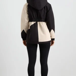 Best Aje ATHLETICA Colour Block Long Jacket 731 Black / Moonstone Grey