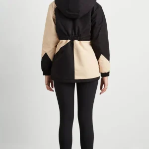 Best Sale Aje ATHLETICA Colour Block Long Jacket 731 Black/Beige