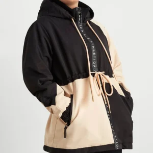 Best Sale Aje ATHLETICA Colour Block Long Jacket 731 Black/Beige