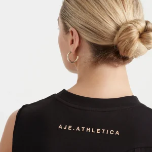 Fashion Aje ATHLETICA Colour Block Twist Tank 130 Black/Beige