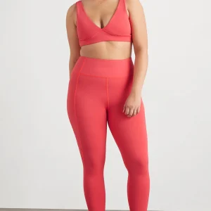 Flash Sale Aje ATHLETICA Contour Plunge Sports Bra 342 Watermelon Pink
