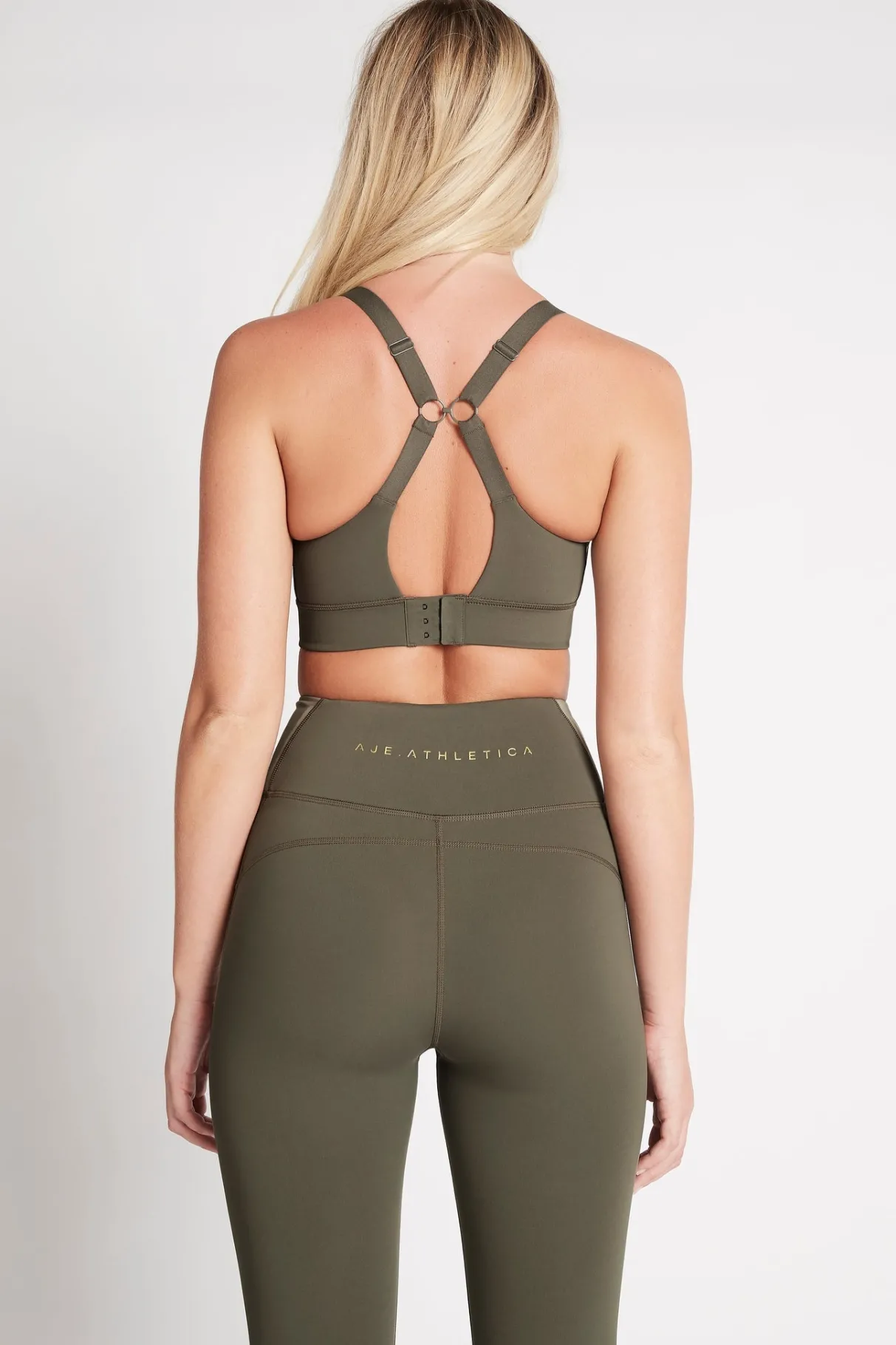 contrast_adjustable_strap_sports_bra__4.webp Sale Aje ATHLETICA Contrast Adjustable Strap Sports Bra 321 Forest Green/Sage