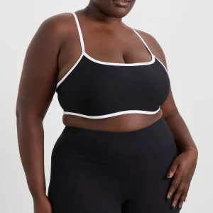 Store Aje ATHLETICA Contrast Bind Sports Bra 307 Black/White