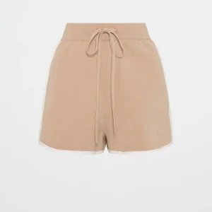 Best Sale Aje ATHLETICA Contrast Knit Short 603 Natural Tan