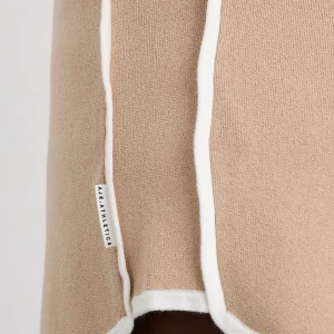 Best Sale Aje ATHLETICA Contrast Knit Short 603 Natural Tan