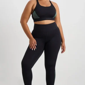 Best Sale Aje ATHLETICA Contrast Leggings 203 Black Moss Green
