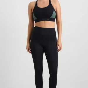 Best Sale Aje ATHLETICA Contrast Leggings 203 Black Moss Green