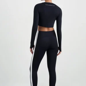 Online Aje ATHLETICA 7/8 Contrast Leggings 248 Black/White