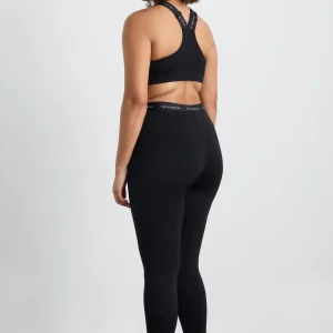 Clearance Aje ATHLETICA Contrast Logo 7/8 Legging 203 Black/White