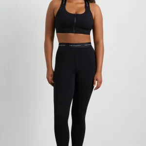 Clearance Aje ATHLETICA Contrast Logo 7/8 Legging 203 Black/White