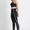 Discount Aje ATHLETICA Contrast Logo Full Length Legging 203 Black/White