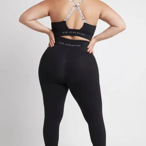 Discount Aje ATHLETICA Contrast Logo Full Length Legging 203 Black/White