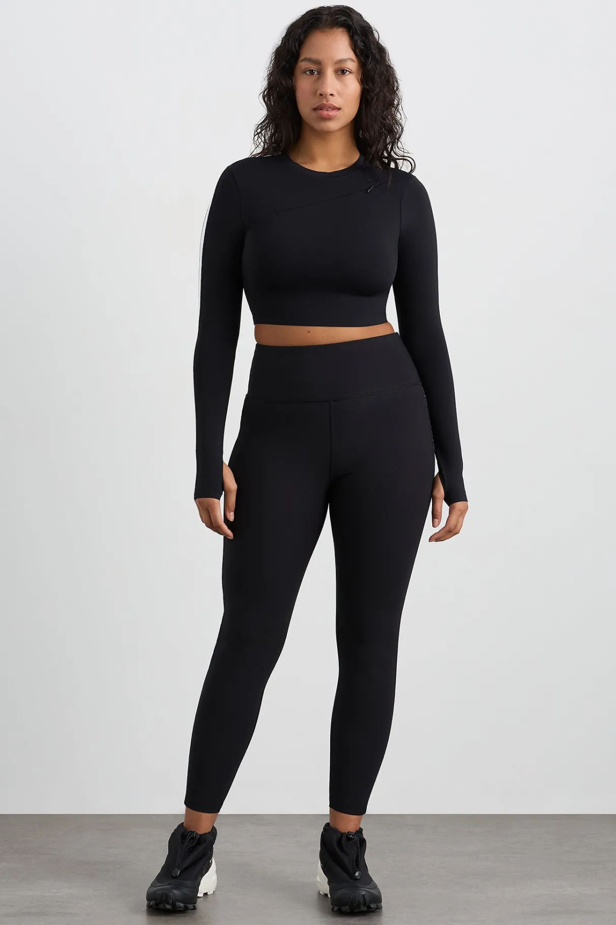 contrast_long_sleeve_crop_top__7.webp Discount Aje ATHLETICA Contrast Long Sleeve Crop Top 389 Black/White