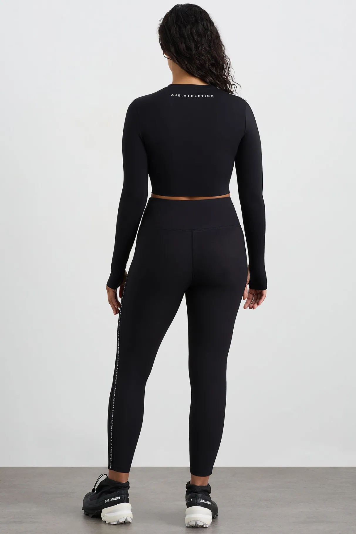 contrast_long_sleeve_crop_top__9.webp Discount Aje ATHLETICA Contrast Long Sleeve Crop Top 389 Black/White