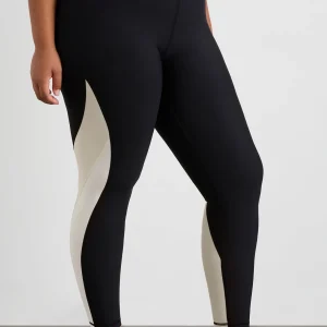 Shop Aje ATHLETICA Contrast Panel Full Length Legging 232 Black / Moonstone Grey