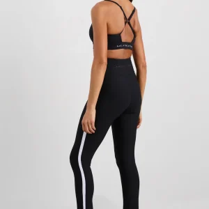 Shop Aje ATHLETICA Contrast Split Hem Legging 205 Black