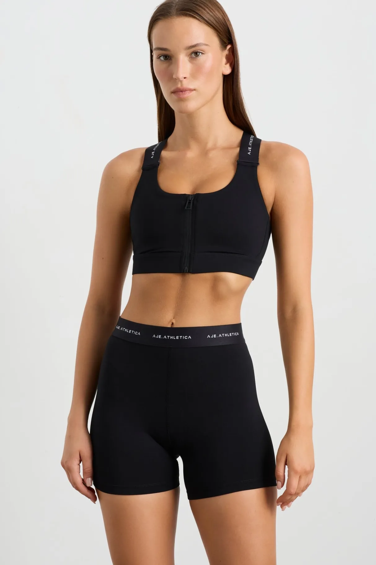 contrast_zip_sports_bra__0.webp Discount Aje ATHLETICA Contrast Zip Sports Bra 304 Black/White