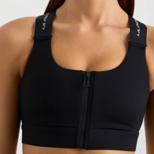 Discount Aje ATHLETICA Contrast Zip Sports Bra 304 Black/White