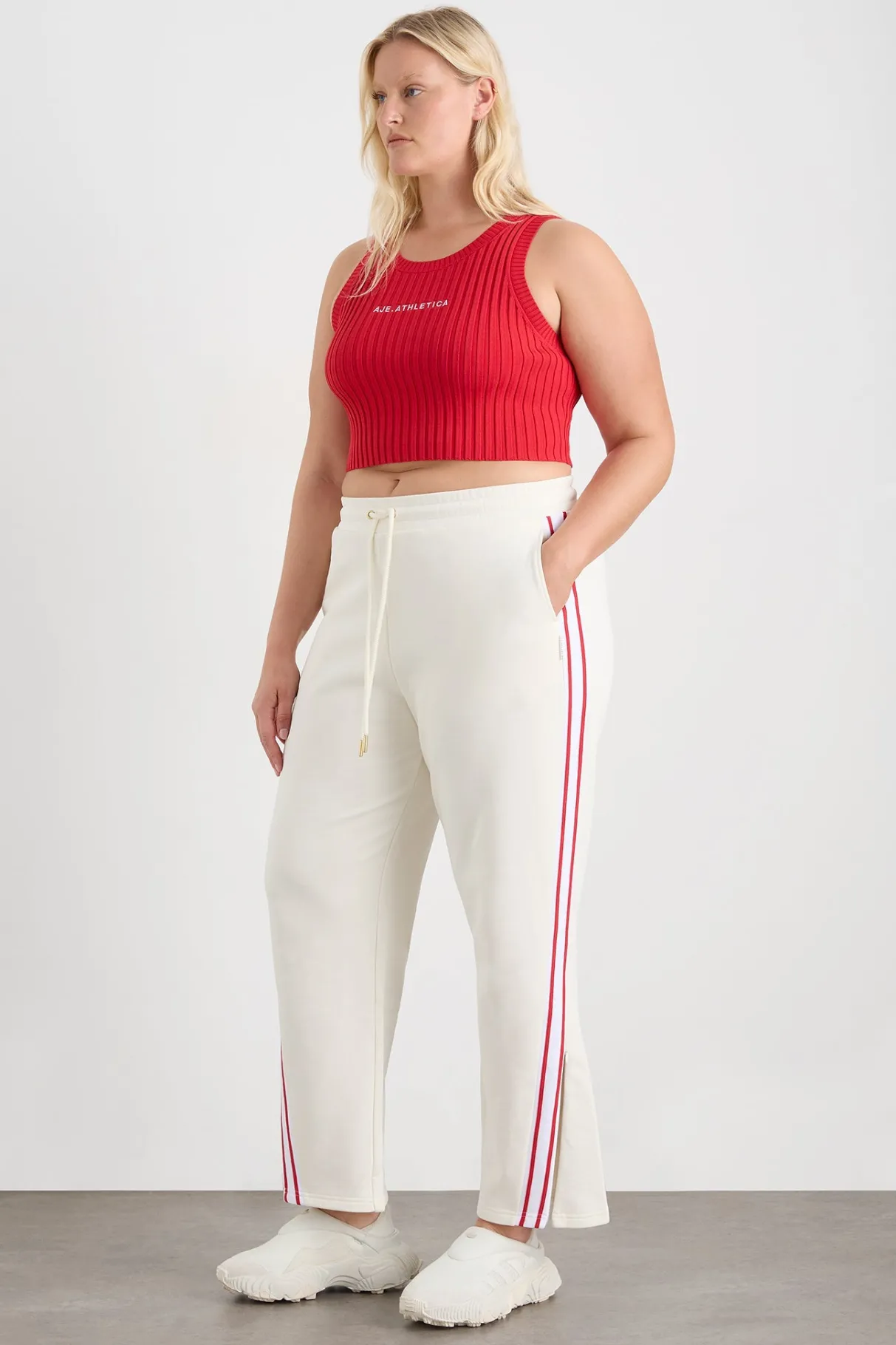 contrast_zip_trackpants__10-1.webp Discount Aje ATHLETICA Contrast Zip Trackpants 504 Ecru