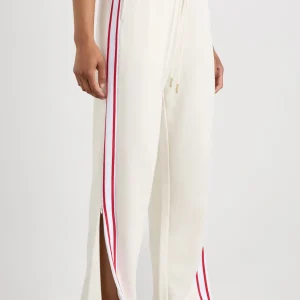 Discount Aje ATHLETICA Contrast Zip Trackpants 504 Ecru